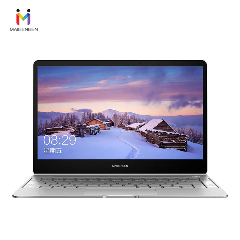 Ультратонкий офисный ноутбук MAIBENBEN JINMAI 6A 13,3 "N4000/8G/480G SSD/intel UHD graphics 600/DOS/серебристый/розовый/серый