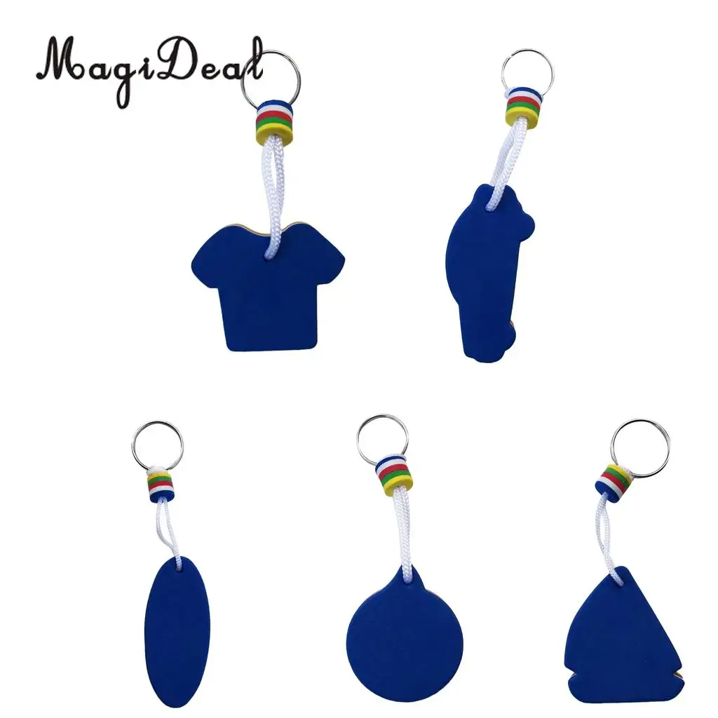 EVA Foam Floating Keyring for Boating Yachting Sailing Swim T Shirt Shape for Kayaking Canoeing Fishing Boating Accessories
