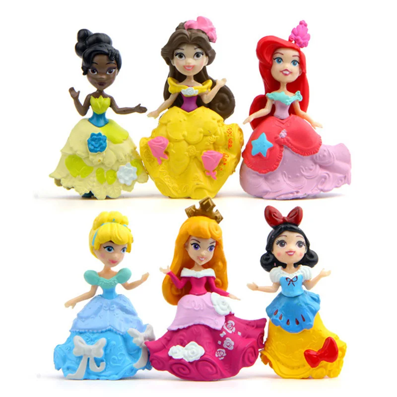 6pcs-set-8cm-Sofia-Princess-snow-white-elsa-Bella-PVC-Action-Figures-model-toy-the-first