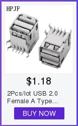 5 шт./лот USB 3,0 type-A Мужской 9 Pin SMT SMD 2 Pin DIP PCB установочный разъем