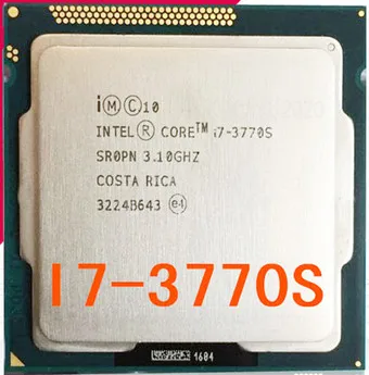 Процессор Intel Core i7-3770S i7 3770S cpu 65W LGA 1155 рабочий Рабочий стол процессор может работать