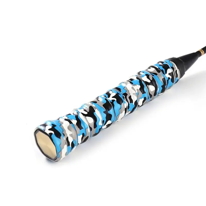 Уличный спортивный камуфляж Теннисный бадминтон ручка для ракетки противоскользящая впитывающая пот лента Overgrip удочки Sweatband