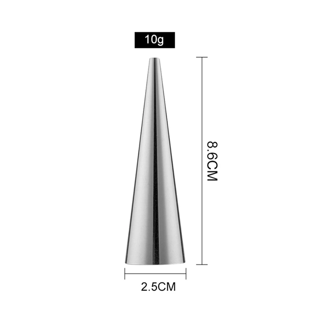 5 шт./лот 3,5 дюймов конус из нержавеющей стали спиральная печеные круассаны инструменты Сделай Сам конус для трубочек печенье рулет форма для выпечки пирожных блюдо для торта украшения - Цвет: 3.5 inch