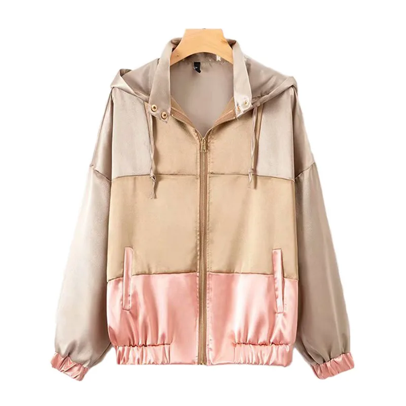 BKLD Womens Winter Green Sequin Bomber Jackets Ladies