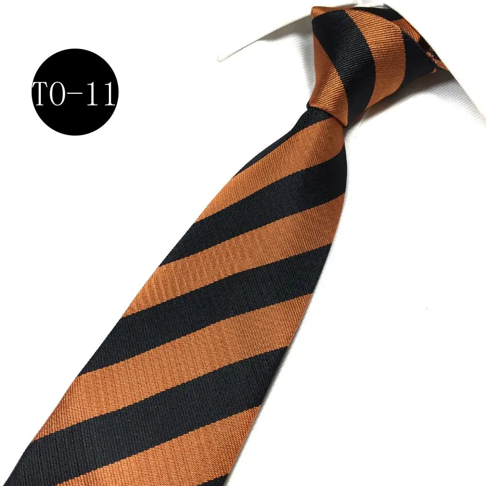 Новинка, 7 см, тонкие галстуки-галстуки для мужчин в студенческом стиле, полосатые галстуки для мальчиков, Повседневные Вечерние официальные торжества - Цвет: 11