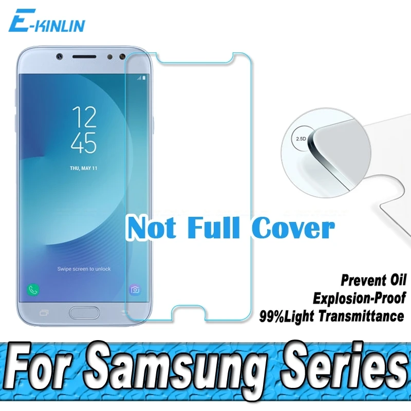 

0.26mm 2.5D Tempered Glass Screen Protector Protective Film For Samsung Galaxy J7 J5 J3 Pro J2 2017 J7 V Max J5 Prime
