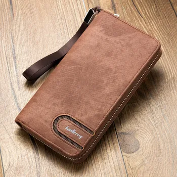 

012918 new hot man long design zipper wallet men fashion purse