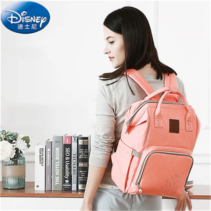 Disney Мумия материнства подгузник сумка рюкзак большой Ёмкость детские сумки коляски, пеленки мешок для ухода за ребенком изоляции мешки HG053