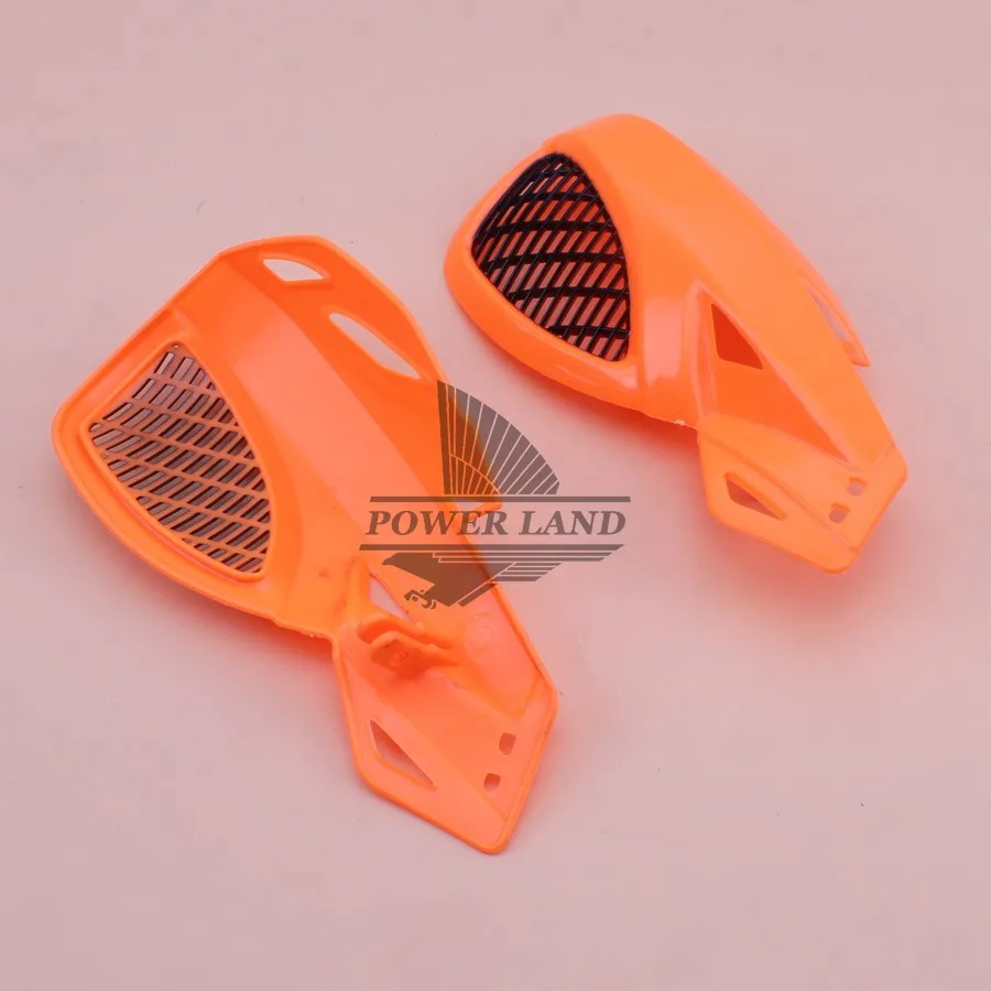 Мотоцикл Кисточки оранжевый 7/8 ''22 мм сетки бар рук гвардии Handguard мотоцикл Запчасти Motorcross ручки охранников протектор универсальный