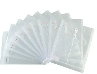 

Comix F118 Folder Bag 10pcs/pack Transparent Portfolio Size:250x332x30mm Nw40g Color Blue,transparent ,Color Random Free Shpping