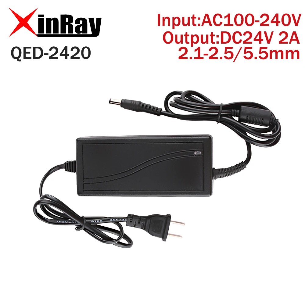 Xinray DC 24V 2A Power Supply Input AC 100-240V 50/60Hz 2018 Newest