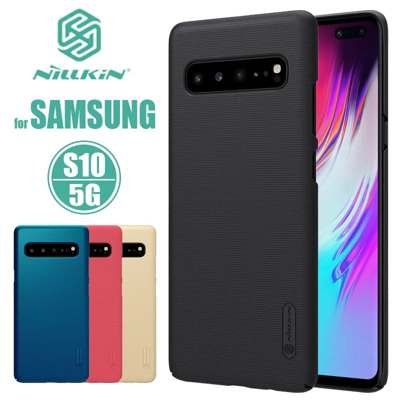 Для samsung Galaxy S10 5G версия чехол Nillkin Супер Матовый Щит Жесткий PC задняя крышка чехол для samsung S10 5G Nilkin чехол для телефона