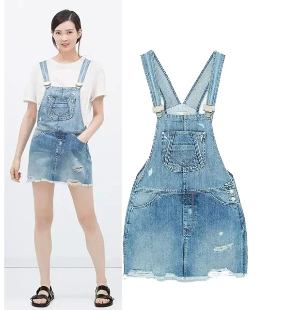 jean skirt romper