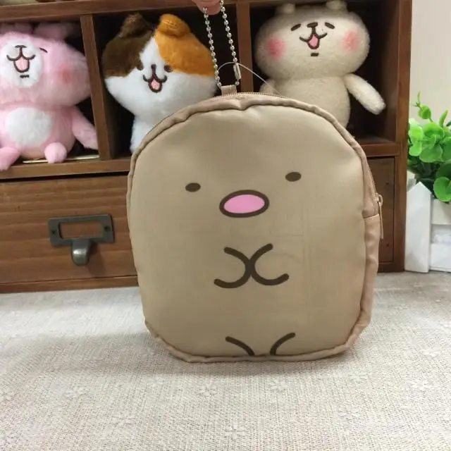 1 шт. sumikko gurashi сумка большая емкость уголок био мультфильм кукла для детей складной переработка сумки шоппер открытый tote сумка унисекс подарок