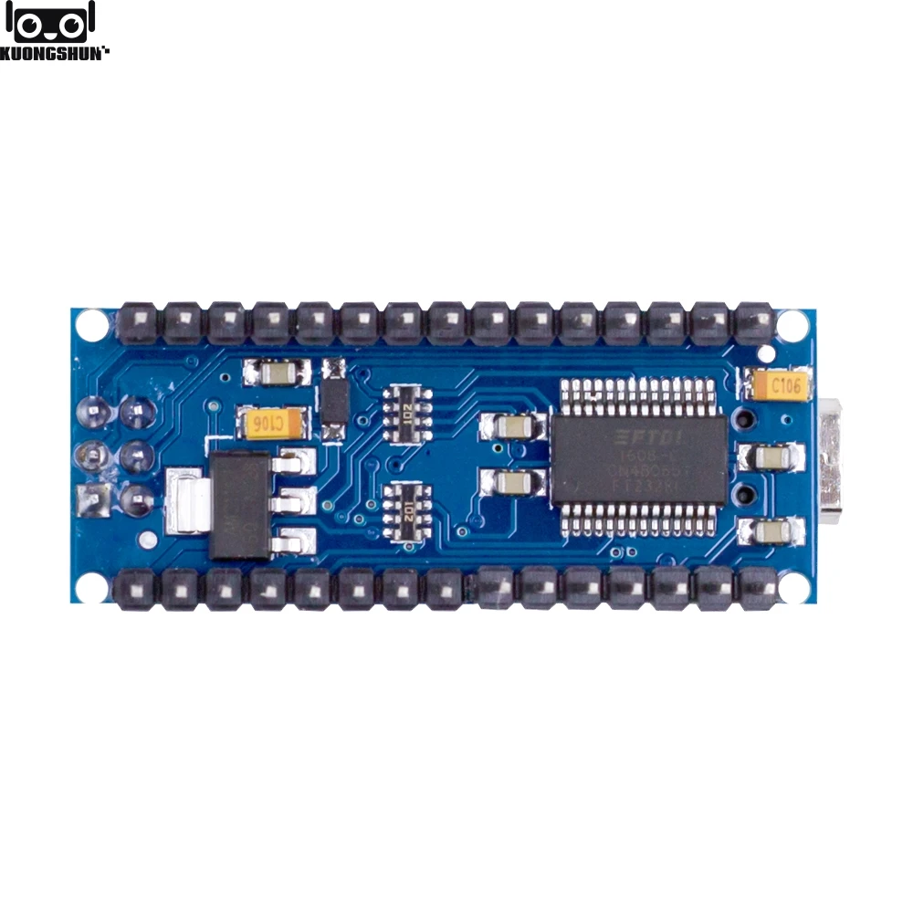 Nano V3.0 контроллер совместимый для arduino nano FT232 чип USB драйвер без кабеля