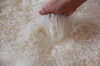 

Wholesale Custom Australian Sheepskin Fur Rug / Long Hair Sheepskin Rug