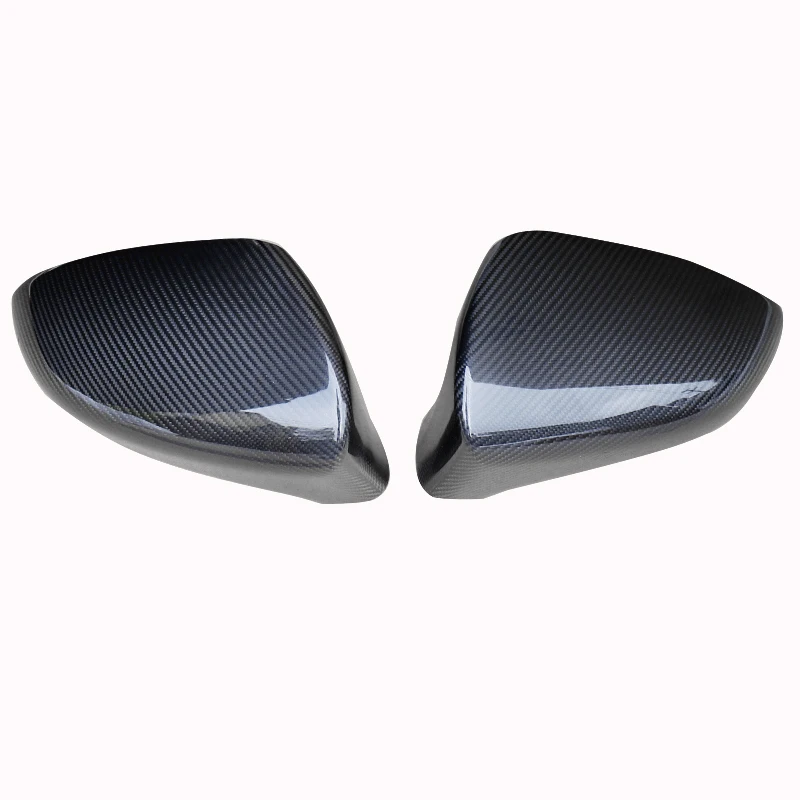 

QHCP 1Pair Real Carbon Fiber Car Rearview Mirror Cover Caps Protection Shell Decoration For Lexus ES200 250 300H IS200T GS CT RC