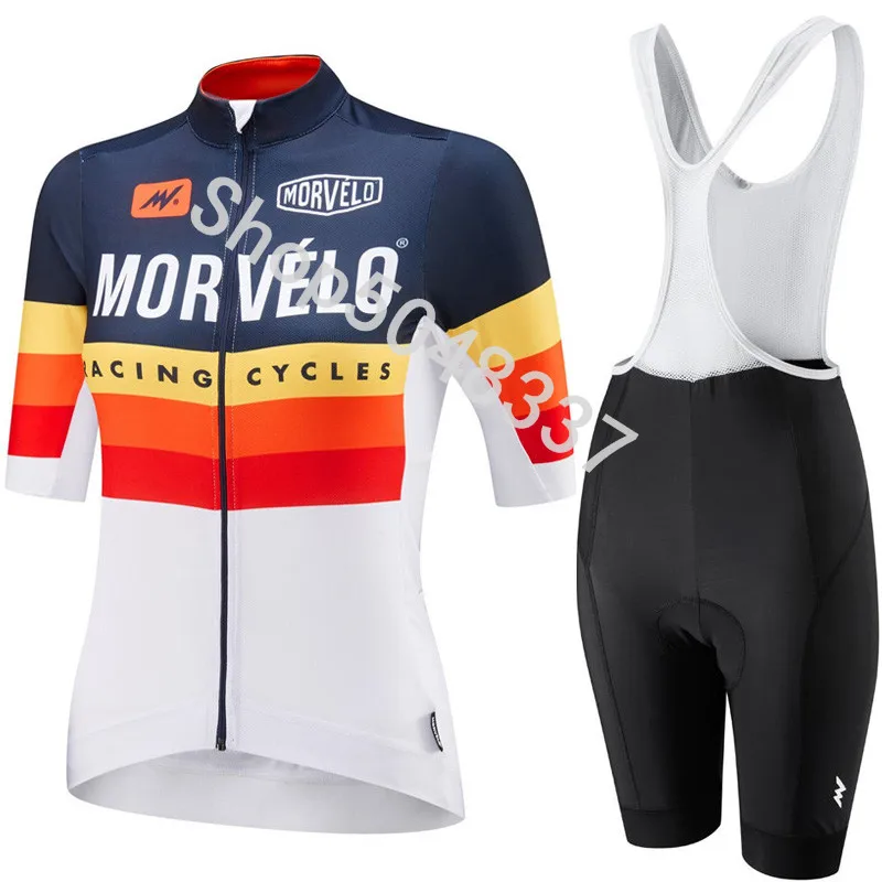 Женская летняя велосипедная майка Morvelo набор дышащая одежда для горного велосипеда Pro гоночный мотоцикл Велоспорт Джерси набор