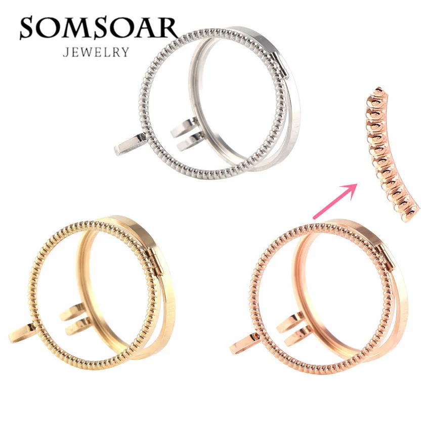 "presell Product" 2017 Newest Thin Coin Holder Screw Stainless Steel My Coin Frame Pendant Fit