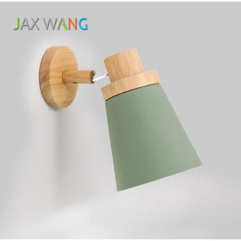 

Modern simple E27 macarons LED wall lamp for bedroom bedside TV corridor aisle kitchen fixture lighting toilet light decoration