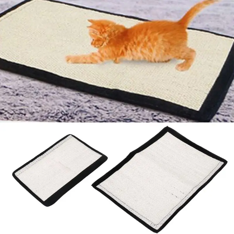 Sisal Cat Scratching Toys Sofa Chair Furniture Protector Cat Kitten Scratch Mat Board