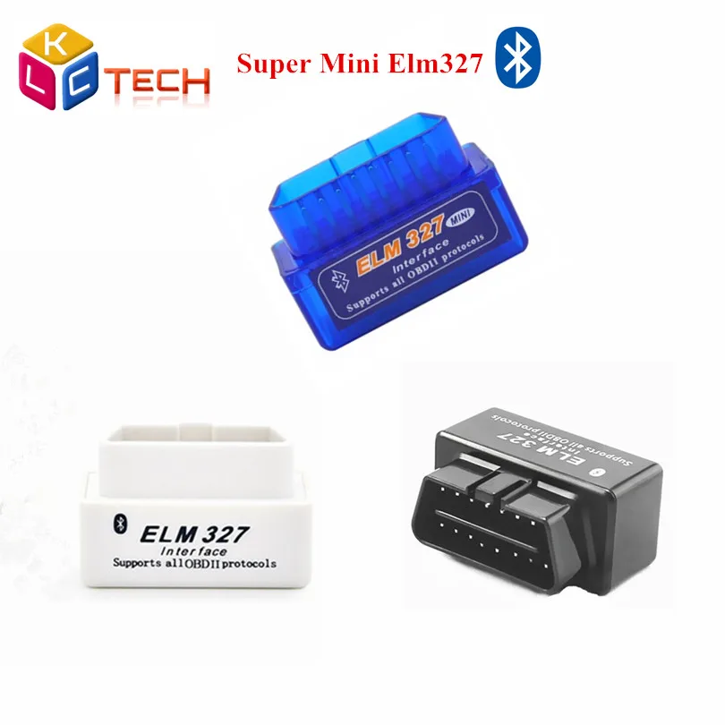 

10pcs/lot Best Price three Colors ELM327 Super Mini ELM327 Bluetooth OBD2 Auto Code Reader elm327 obd2 Works on Andriod ELM 327