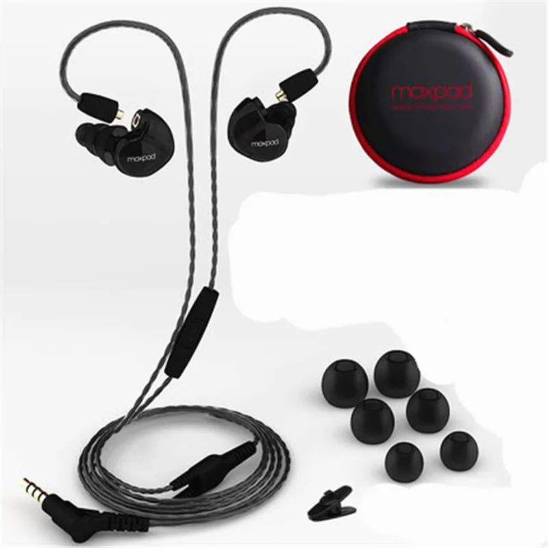  Original Moxpad X6 In-ear sport Earphones with Mic for Huawei ZTE ,Mobile Cell Phones,Replacement Cable+Noise Isolating headset 