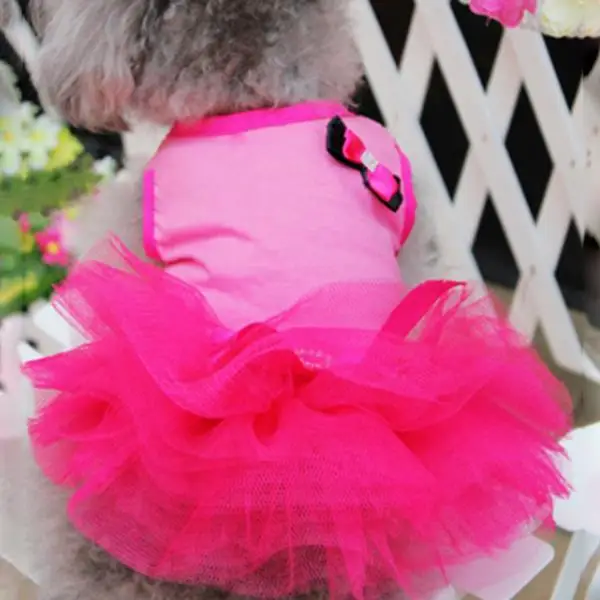 

Summer Dog Dress for Small Dogs Pet Clothes Princess Wedding Skirt Luxury Dresses for Dog Soft Lace Clothes