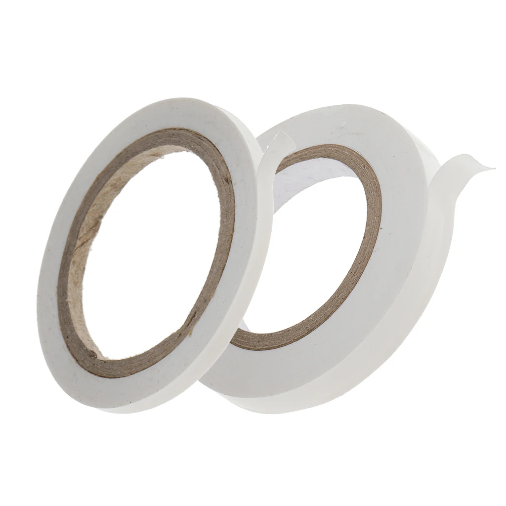 2 Pieces White Masking Tape for Curves 3mm/8mm Paint Tool for RC Car Model Spray