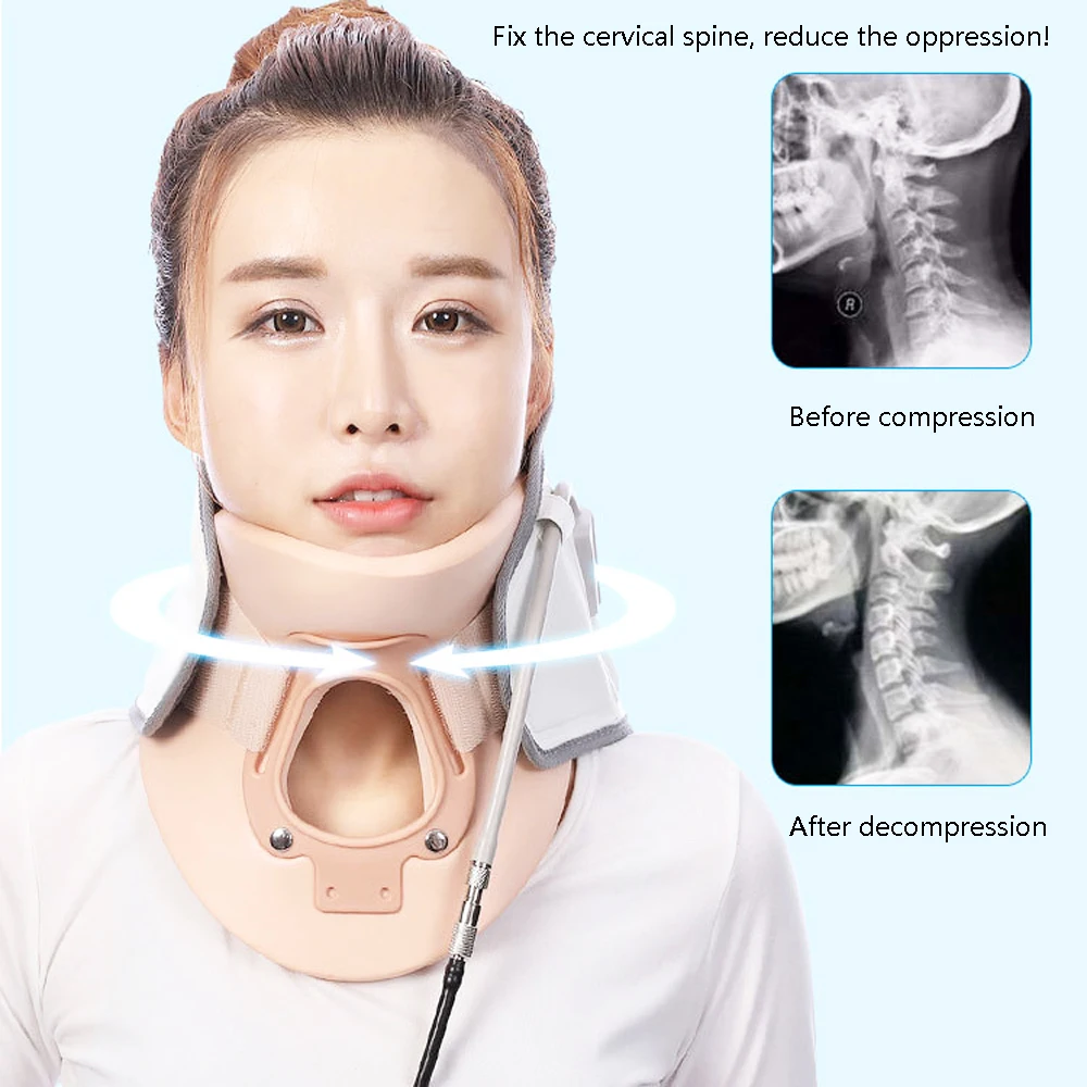 New Brand Household Cervical Traction Device Neck Massage Cervical spondylosis Rehabilitation Neck Pain ease
