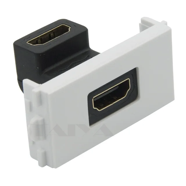 

HDMI Female to Female Connector With 90 Degree Angle Side HDMI Wall Plate Face Plate