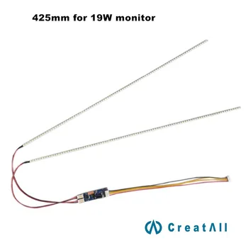 

Universal LED Backlight Lamps Update kit For LCD Monitor 2 LED Strips Support to 19'' Wide 425mm