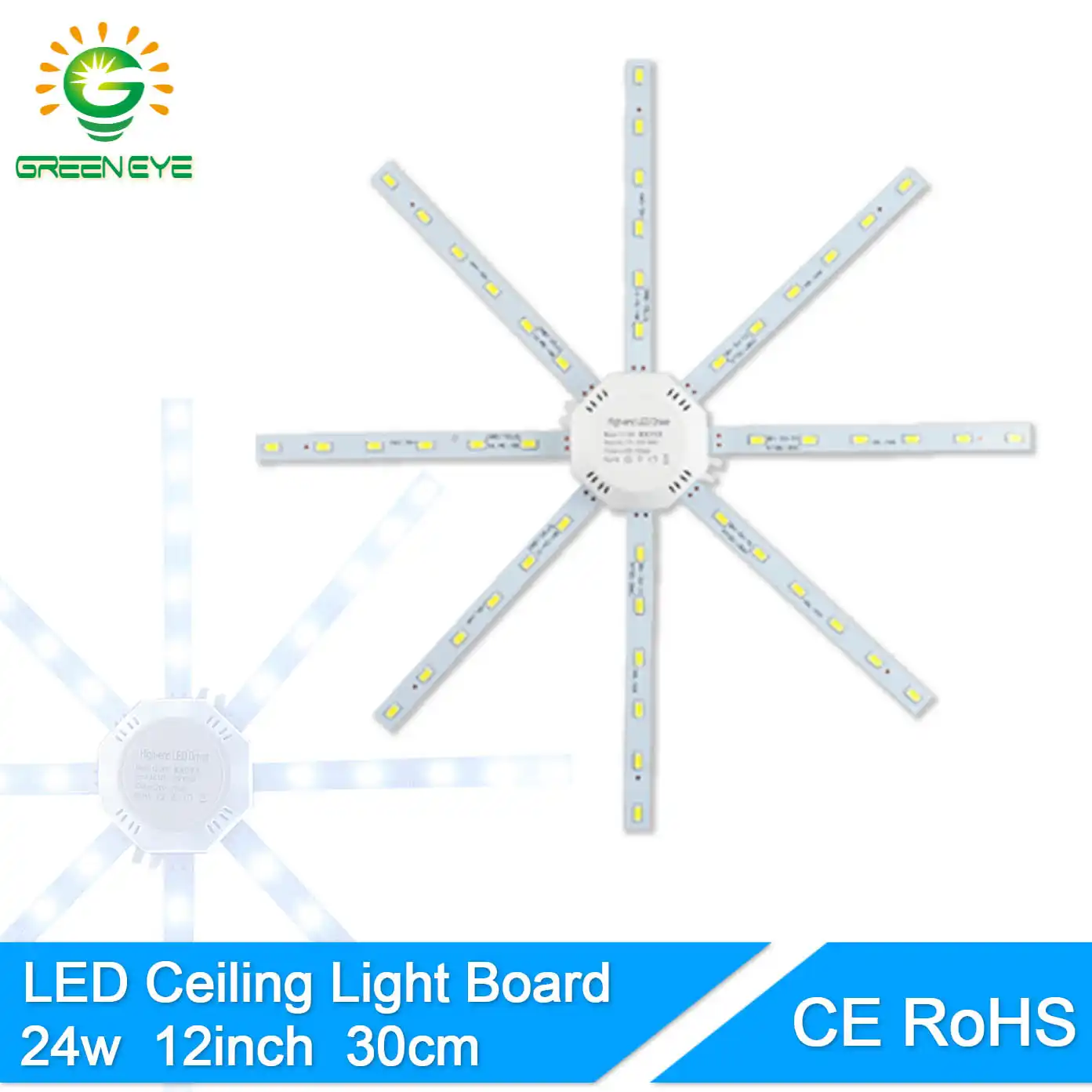 Greeneye 24w 12inch High Bright Ceiling Replace Lamp Led Light