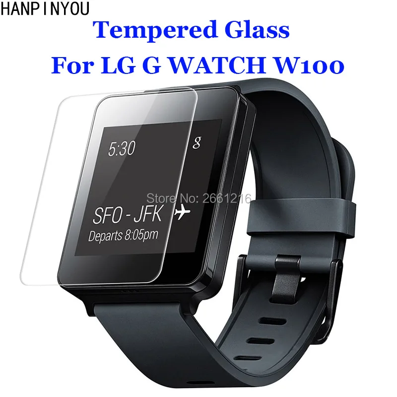 For LG GWATCH W100 Tempered Glass 9H 2.5D Premium Screen Protector Film