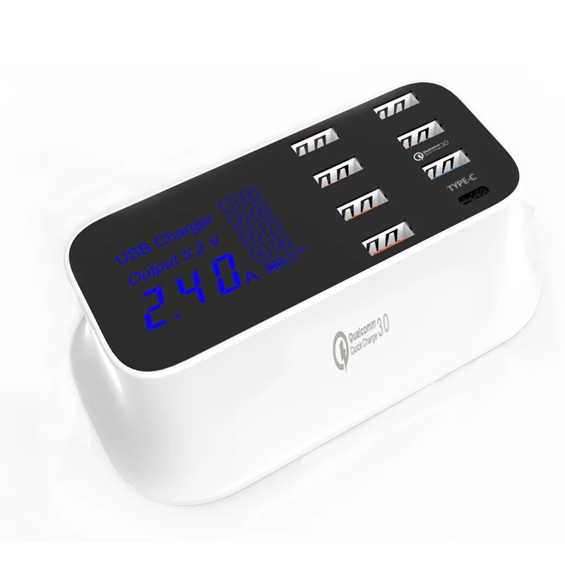 

Multi USB Quick Charge 3.0 Charger USB Type C Mobile Phone Charger Fast Charging Adapter For Iphone Charger Samsung USB Plug