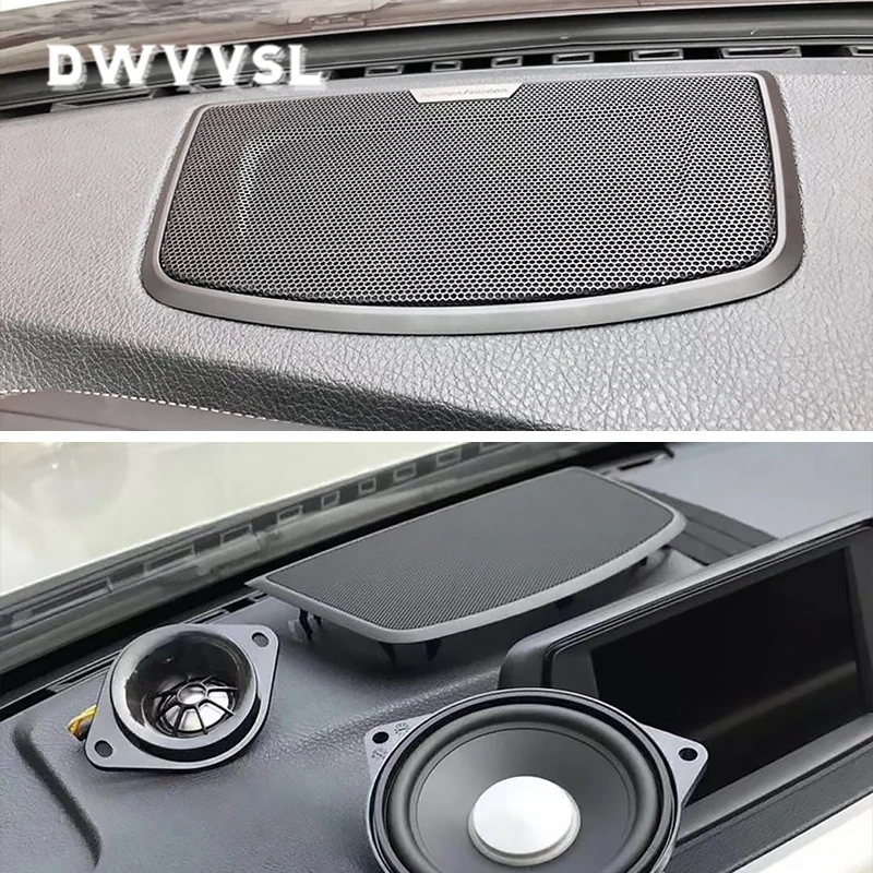 

Car center control console dashboard speaker cover for bmw f10 f30 f32 f34 g30 series audio loudspeaker decor protection cover
