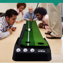 PGM Indoor Golf Putter Trainer Practice Set Training Mat, Just 4 kg, easy carried. indoor golf putting green,golf putter