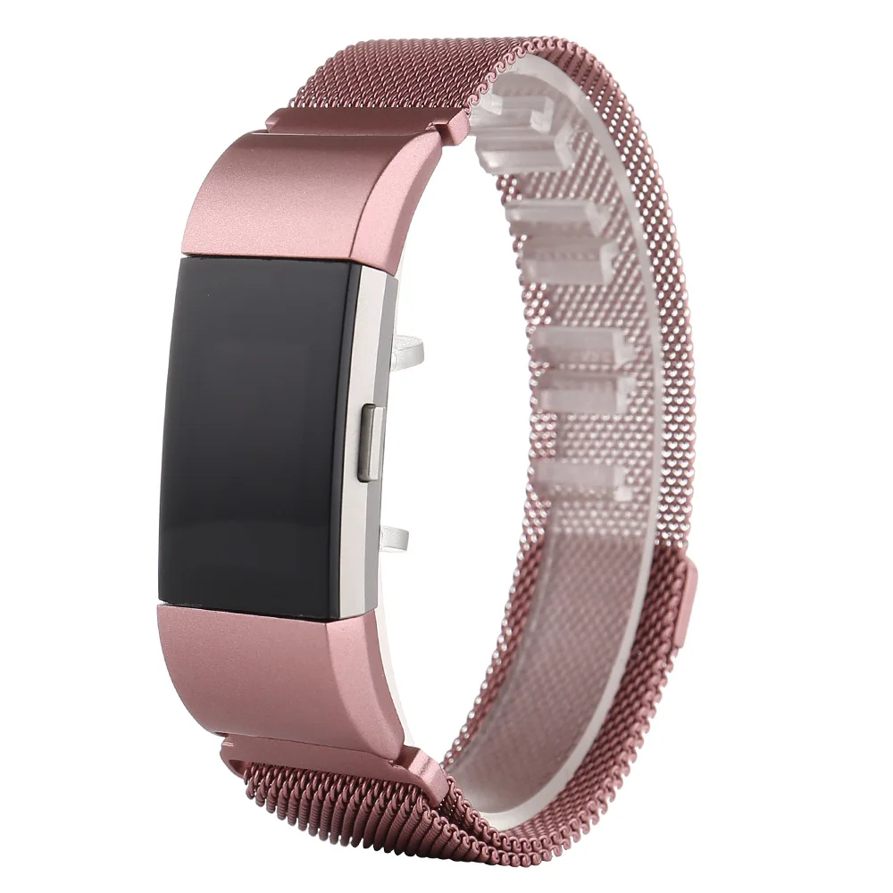 Ремешок для FitBit Charge 2 диапазона Milanese Loop браслет Нержавеющая сталь металлический ремень замена группы для fitbit charge2