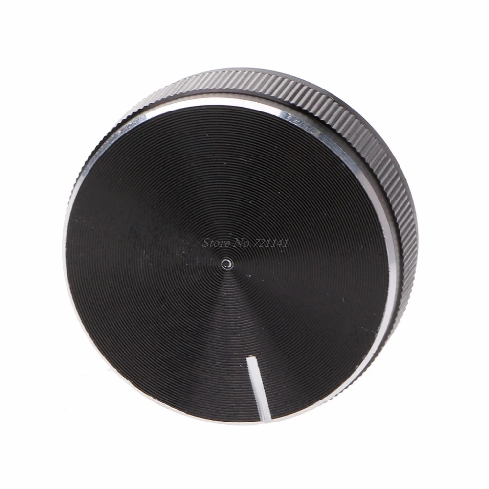 Aluminum Alloy Rotary Control Potentiometer Knob 30x10mm 6mm Shaft Hole Knobs Cap