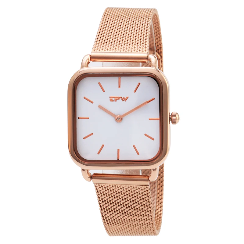 Causal Watches For Womens Leather Alloy Quartz Wrist Watch Clock Montre Femme square watch relogio feminino vintage