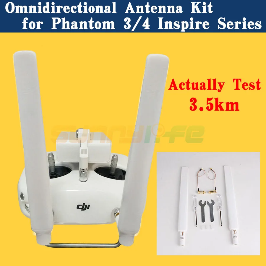 Установка антенны комплект Модифицированная всенаправленная антенна расширенный диапазон для DJI Phantom 4/3 Inspire 1 пульт дистанционного управления