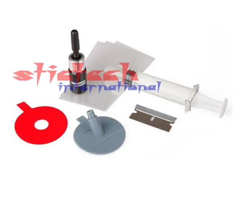 

by dhl or ems 20 sets Professional Car SUV Windscreen Auto Glass Scratches & Crack DIY Repair Tool Kit