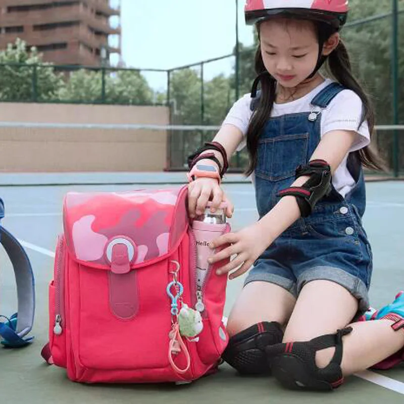 Mijia Mitu, синие, розовые оригинальные детские рюкзаки, школьная сумка, большая вместительность, Студенческая сумка, светоотражающая водонепроницаемая сумка на плечо