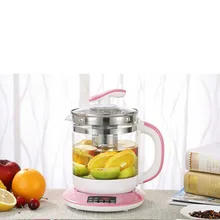 Электрический чайник отверждения горшок полностью автоматическая утолщенная стеклянная заполненная стеклянная многофункциональная Аль кипения чай безопасность автоотключение функция