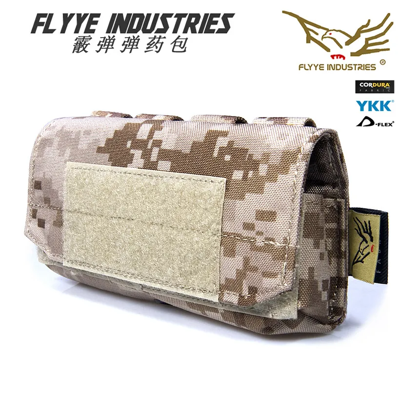 

FLYYE FY-PH-O001 Shotgun Ammunition Bag Pack Attached MOLLE Tactical Vest System Pockets