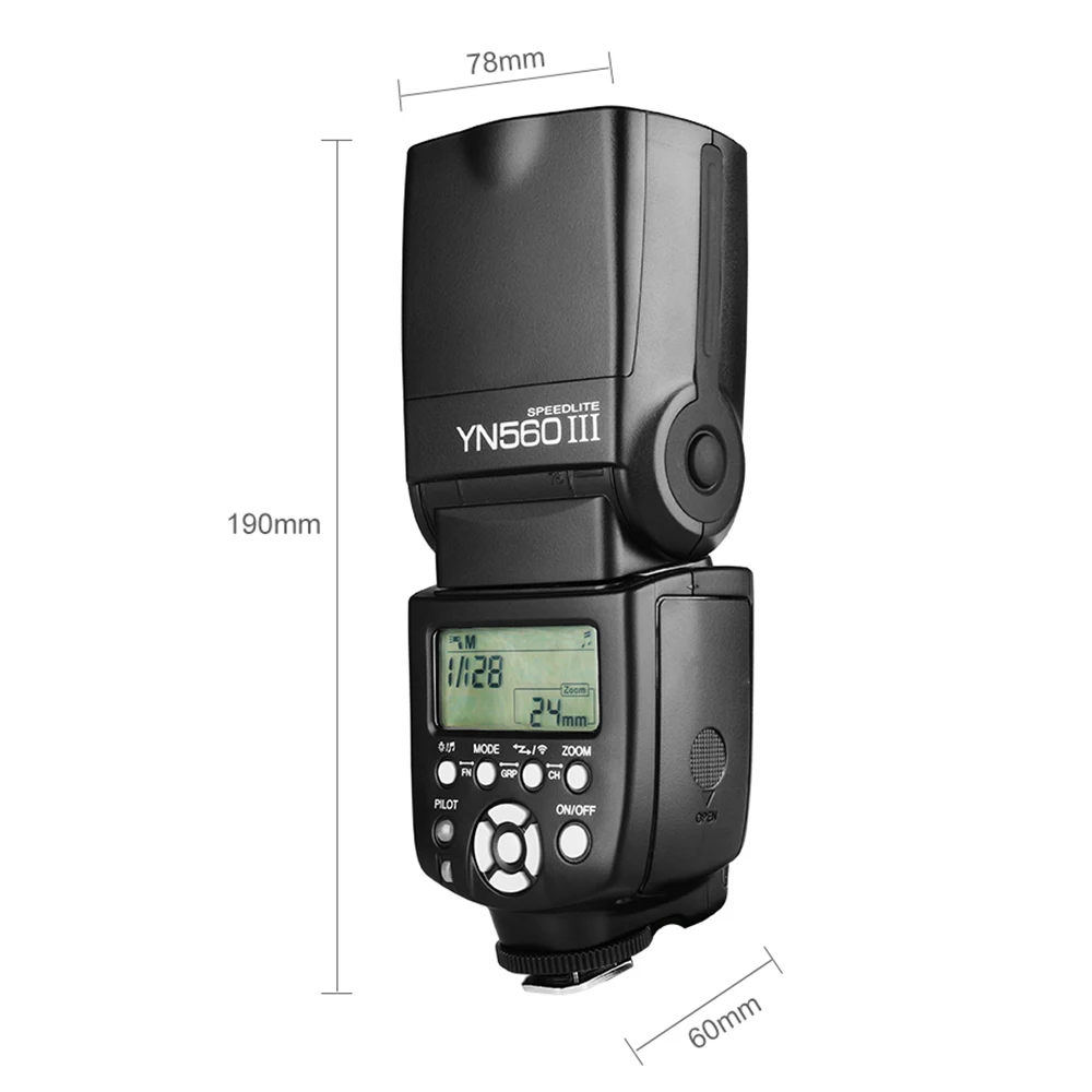 3 шт. Yongnuo YN560 III Беспроводная ручная Вспышка Speedlite + YN 560TX ЖК контроллер для камеры