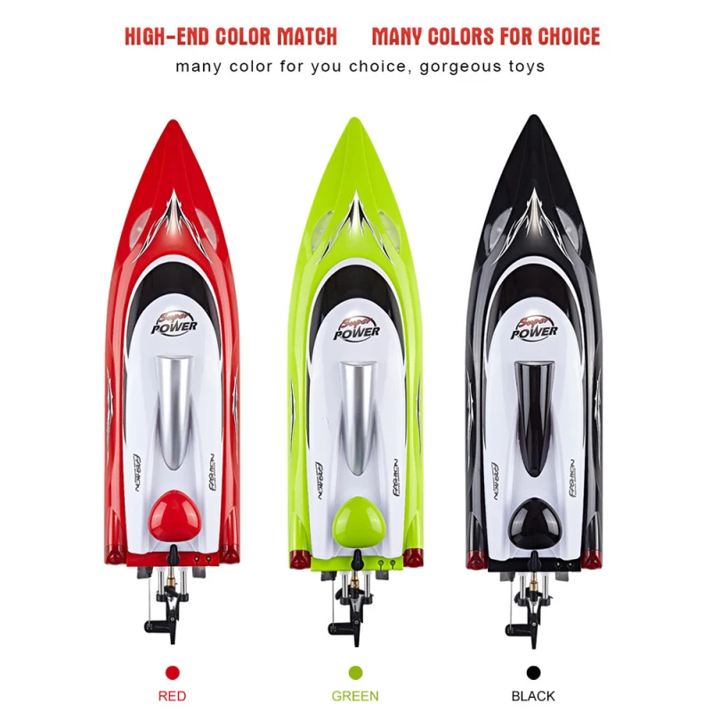 High Speed 35km/h 2.4G 200m Remote Control Distance RC Boat Fast Ship RC Boat Racing Boat Speedboat With Cooling Water System to