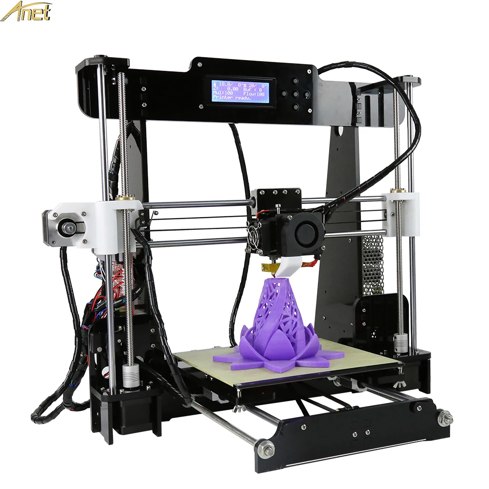 

Anet 3D Printers Large Printing Size 220*220*240MM A8 Normal A8L Autolevel A8M Dual Extruder FDM 3d printer Aluminium Heated Bed