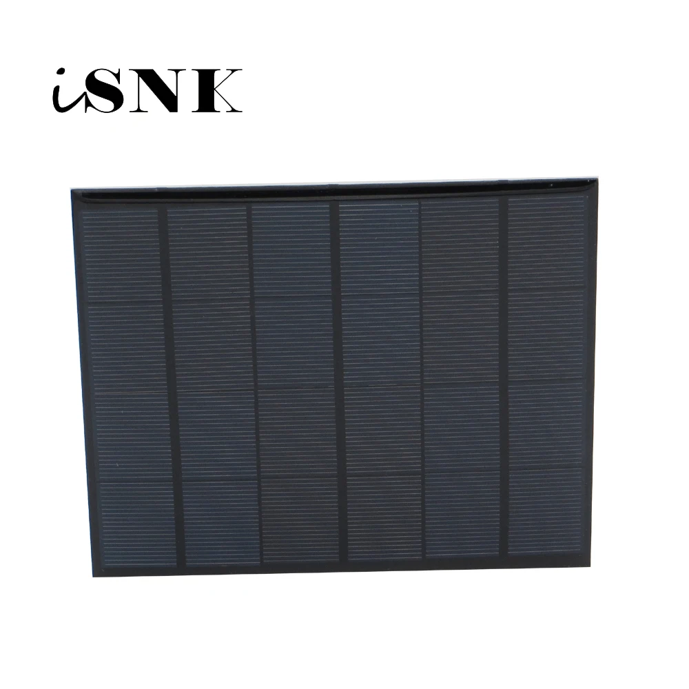 

6V 583mA 3.5Watt 3.5W Solar Panel Standard Epoxy polycrystalline Silicon DIY Battery Power Charge Module Mini Solar Cell toy