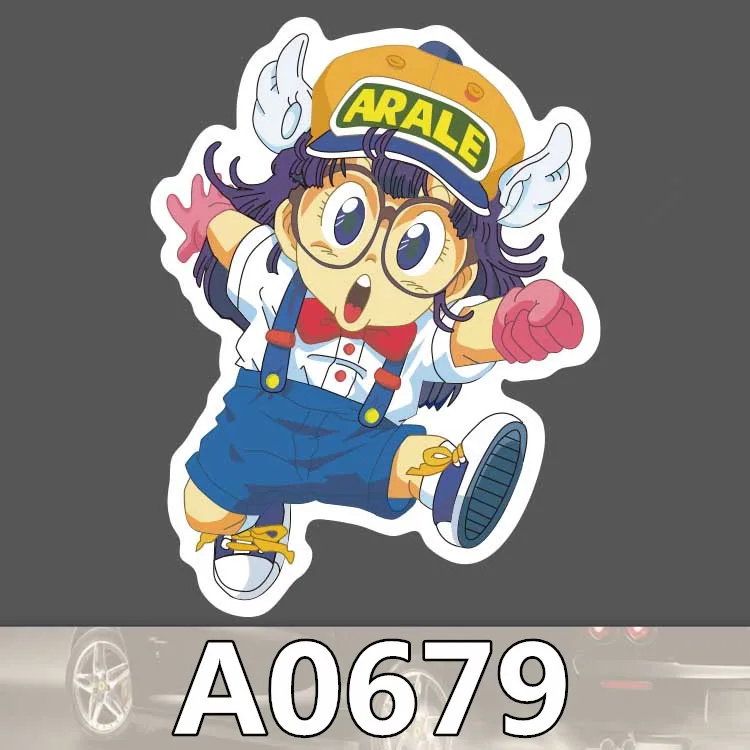

Bevle A0679 Arale JUMP COMICS Waterproof Sticker Laptop Luggage Car Skateboard Graffiti Cartoon Notebook Stickers DIY
